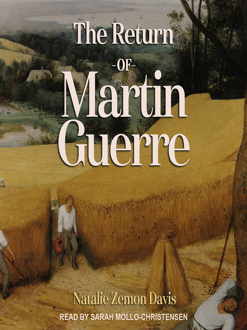 Title details for The Return of Martin Guerre by Natalie Zemon Davis - Available